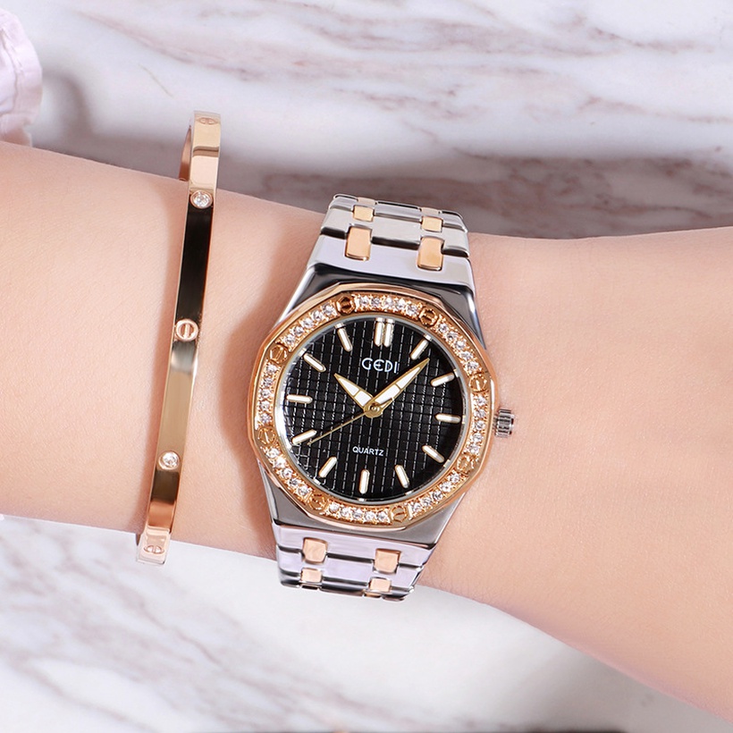 Diamondstudded Simple Waterproof Fashion Watch