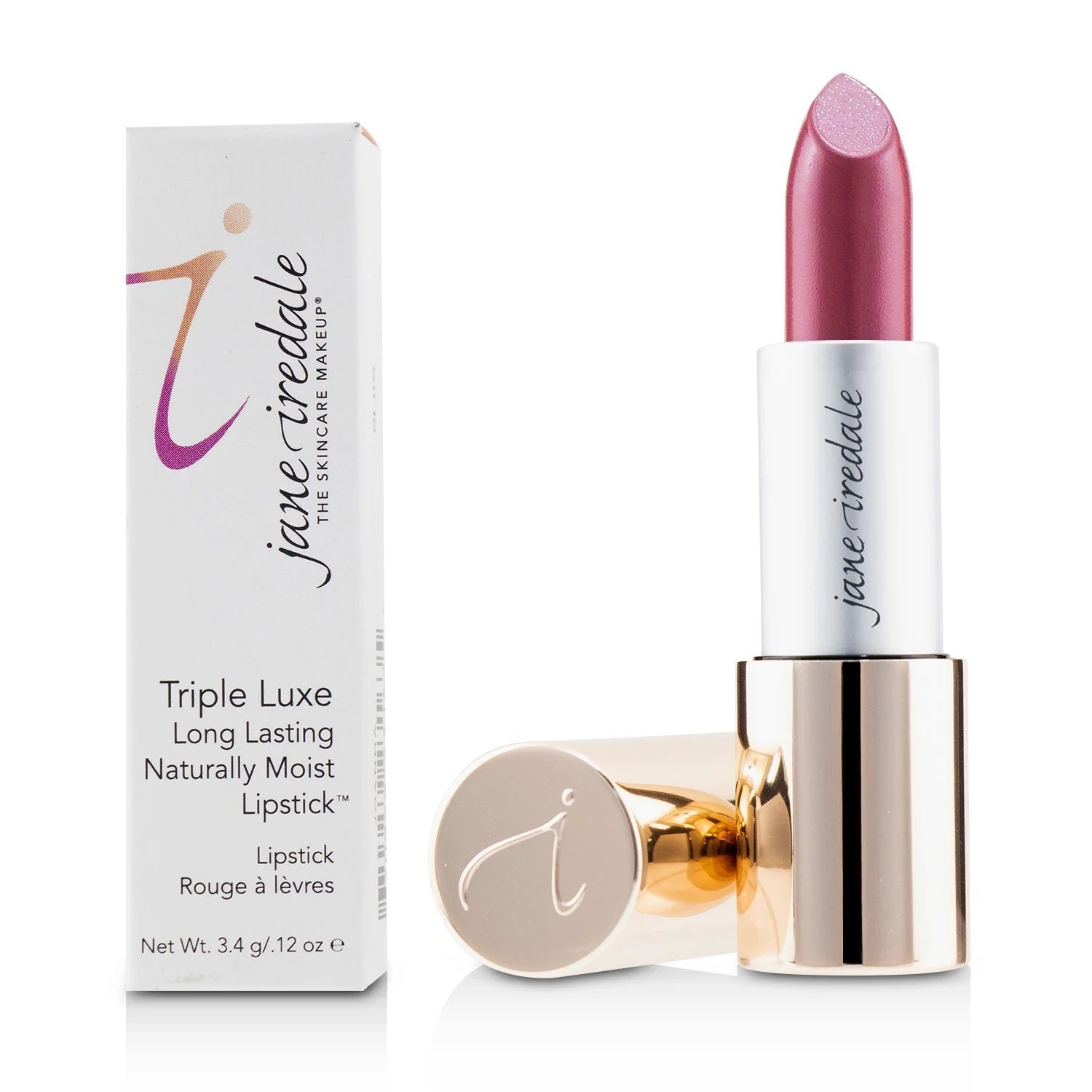 Jane Iredale Triple Luxe Long Lasting Naturally Moist Lipstick - # Megan (Strawberry Red)  3.4g/0.12oz