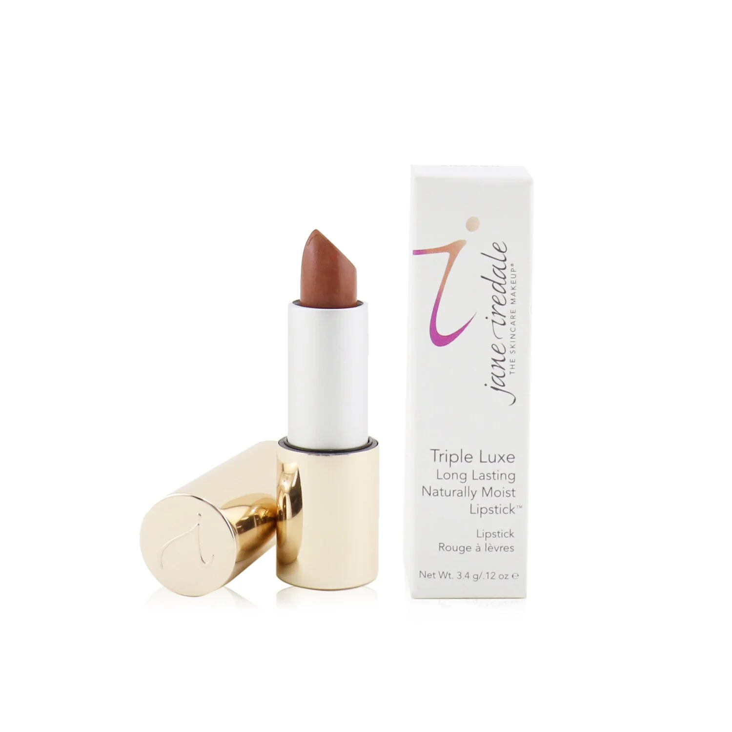 Jane Iredale Triple Luxe Long Lasting Naturally Moist Lipstick - # Megan (Strawberry Red)  3.4g/0.12oz