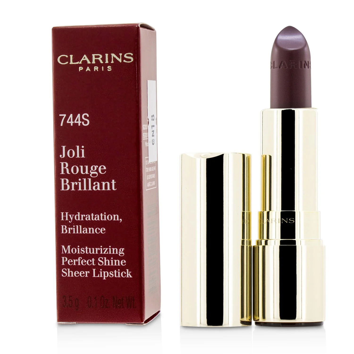 Clarins Joli Rouge Brillant (Moisturizing Perfect Shine Sheer Lipstick) - # 757S Nude Brick  3.5g/0.1oz