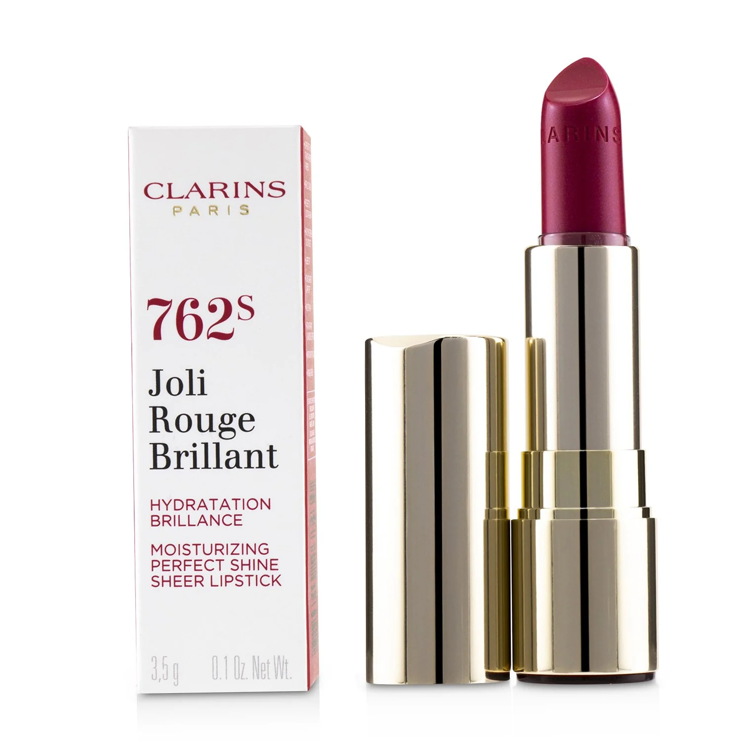 Clarins Joli Rouge Brillant (Moisturizing Perfect Shine Sheer Lipstick) - # 757S Nude Brick  3.5g/0.1oz