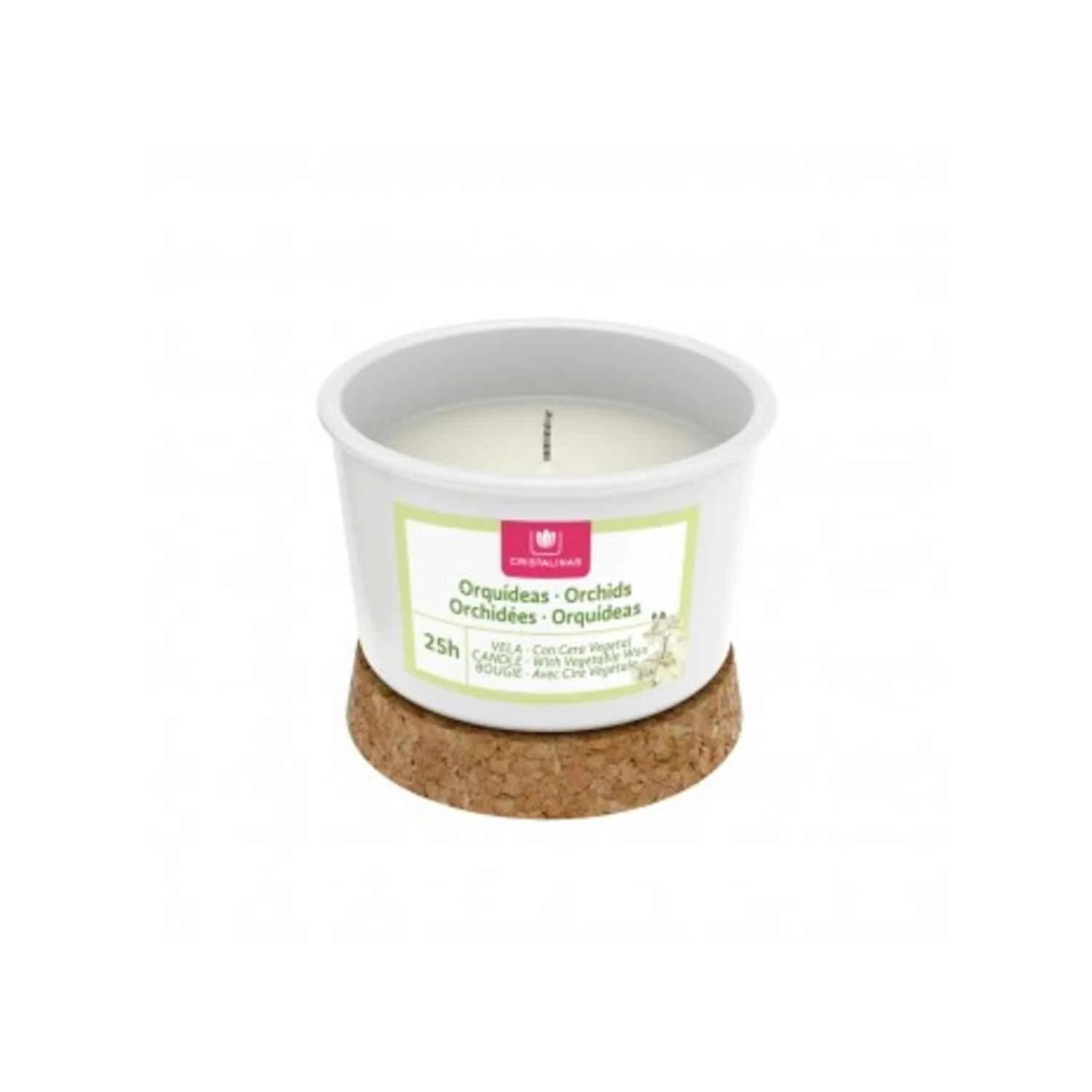 Cristalinas CRISTALINAS - Spain Classic Scented Candle #Orchids #25 Hours 100.0g/ml (8436571512826)  Fixed Size