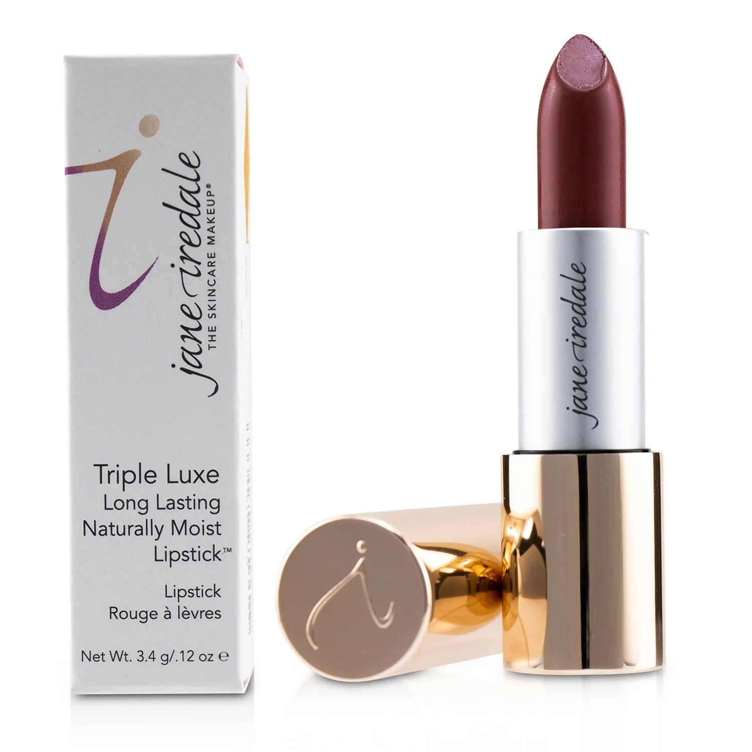 Jane Iredale Triple Luxe Long Lasting Naturally Moist Lipstick - # Megan (Strawberry Red)  3.4g/0.12oz