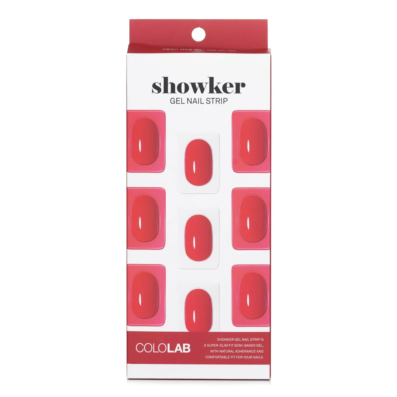 Cololab Showker Gel Nail Strip # CNA401 Blackberry Marble  1pcs