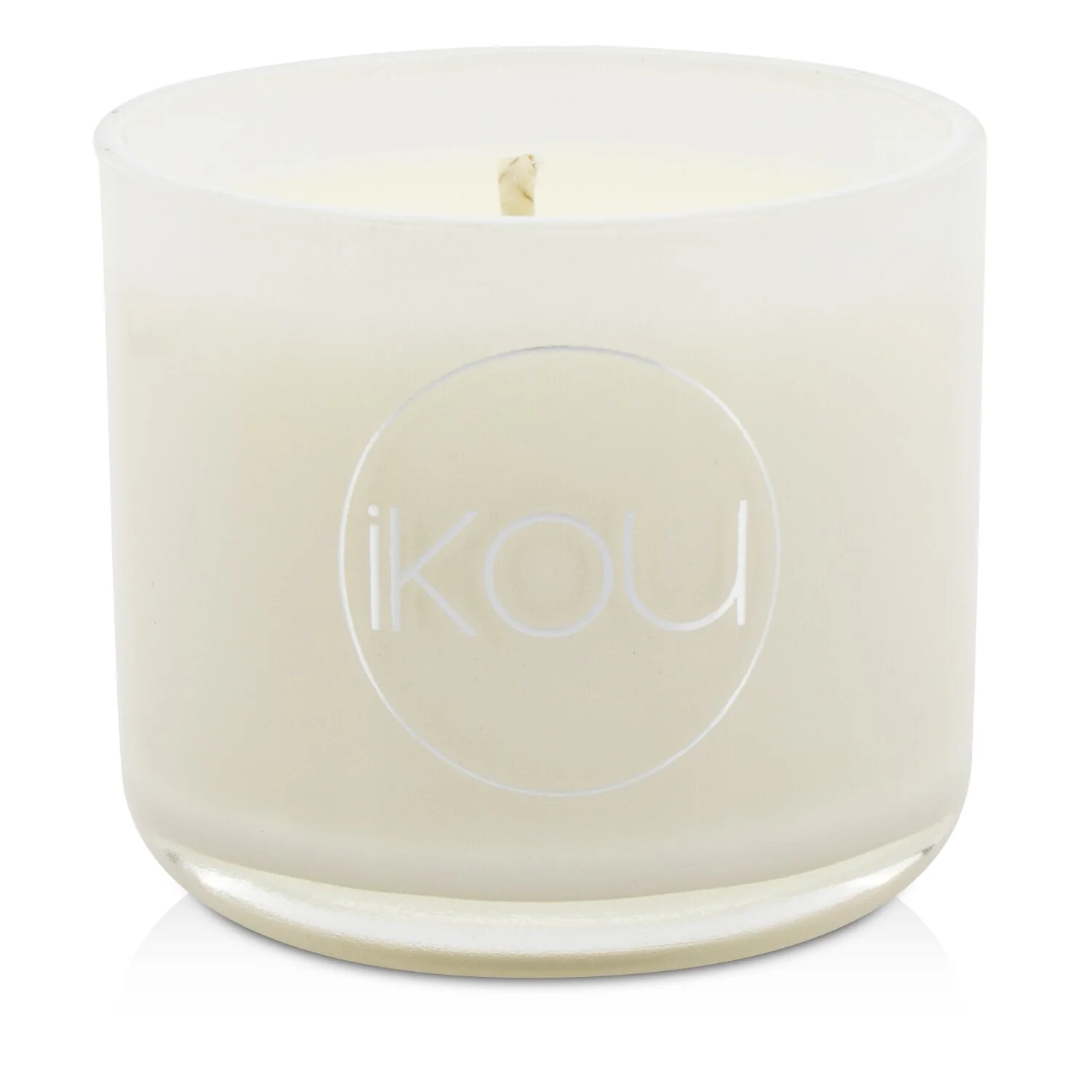 iKOU Eco-Luxury Aromacology Natural Wax Candle Glass - Happiness (Coconut & Lime)  85g