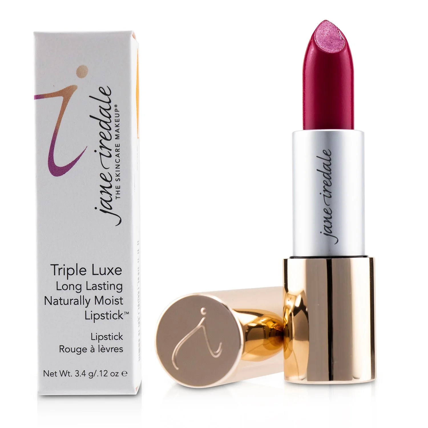Jane Iredale Triple Luxe Long Lasting Naturally Moist Lipstick - # Megan (Strawberry Red)  3.4g/0.12oz