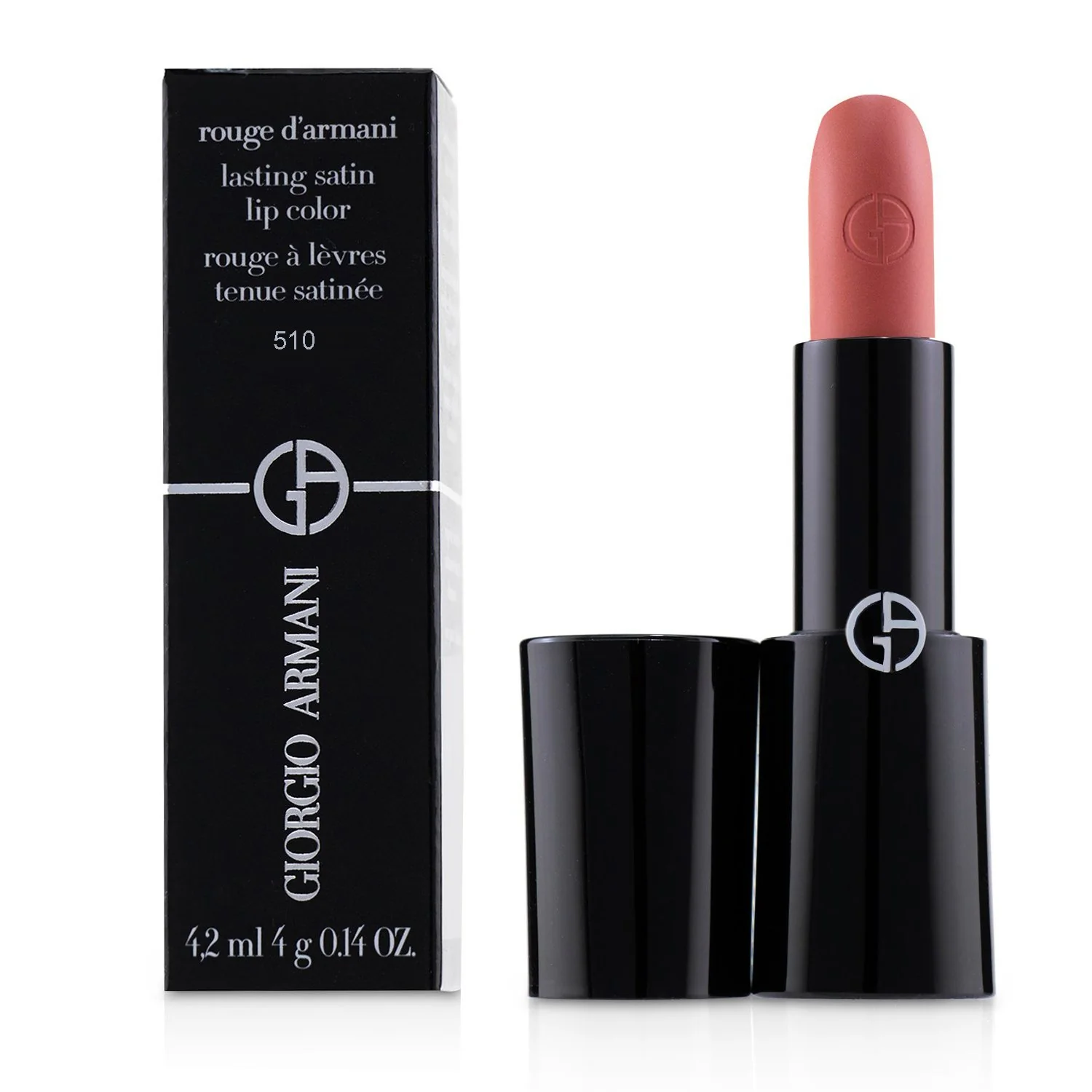 Giorgio Armani Rouge d'Armani Lasting Satin Lip Color - # 601 Attitude  4g/0.14oz