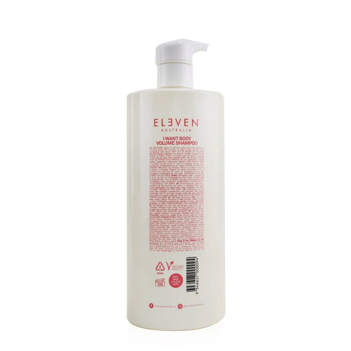 Eleven Australia I Want Body Volume Shampoo 960ml/32.5oz