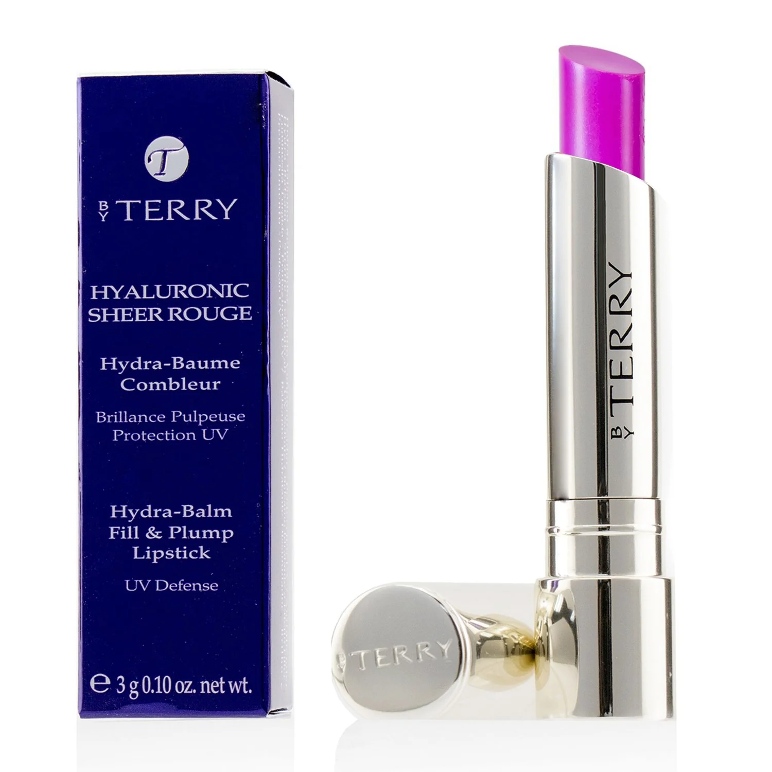 By Terry Hyaluronic Sheer Rouge Hydra Balm Fill & Plump Lipstick (UV Defense) - # 11 Fatal Shot  3g/0.1oz