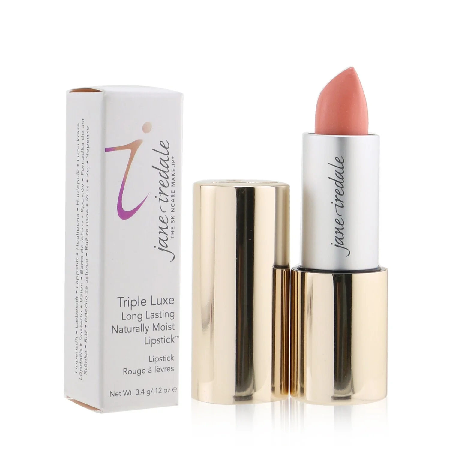 Jane Iredale Triple Luxe Long Lasting Naturally Moist Lipstick - # Megan (Strawberry Red)  3.4g/0.12oz
