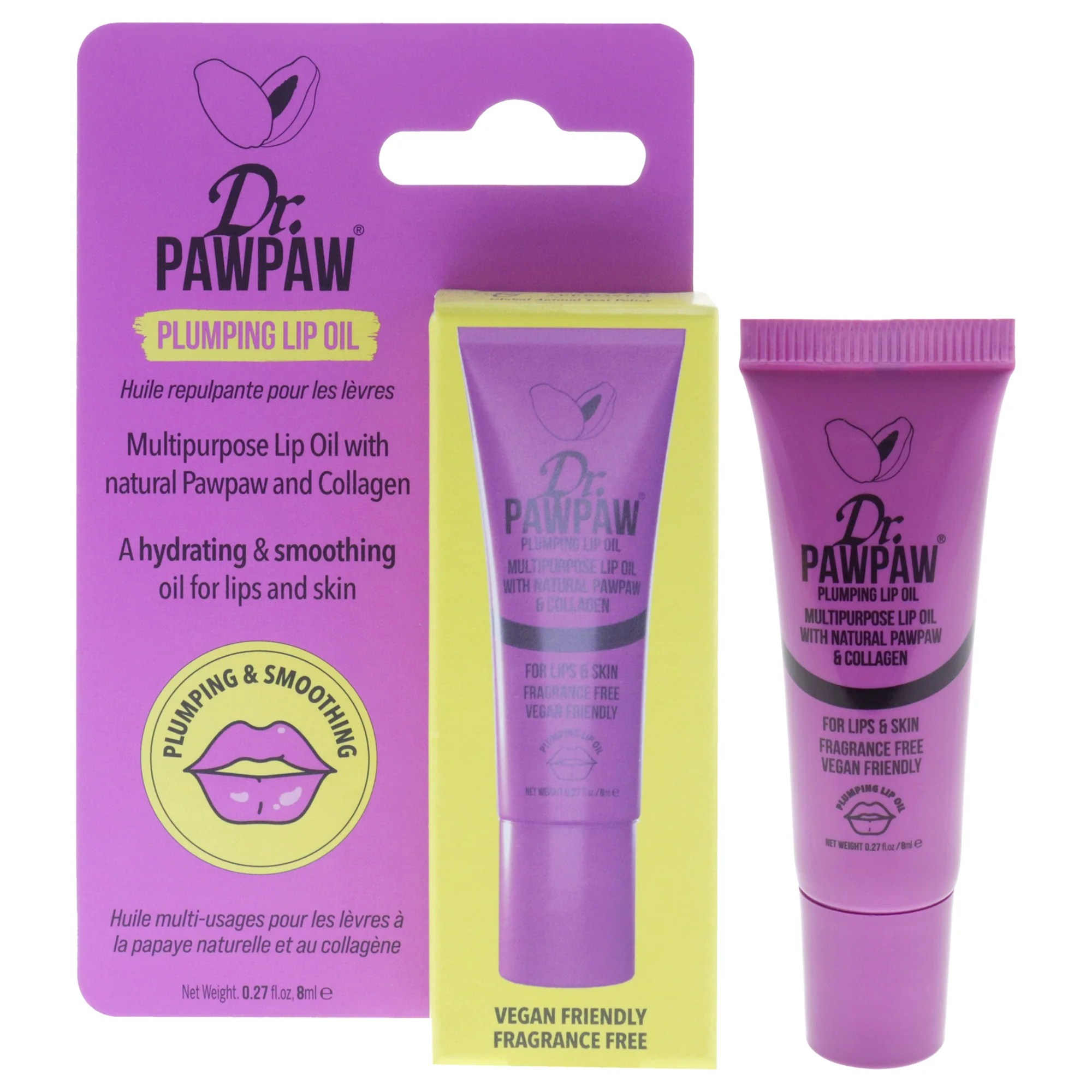 Dr. PawPaw Plumping Lip Oil by Dr. PawPaw for Women - 0.27 oz Oil