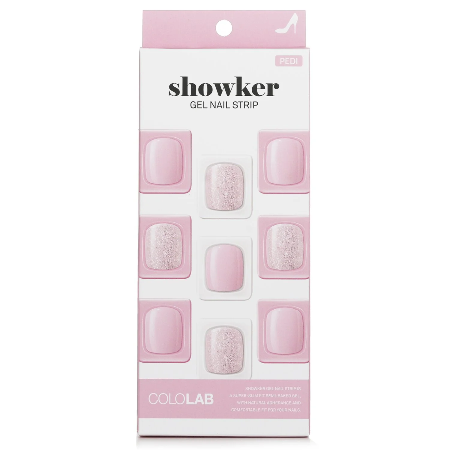 Cololab Showker Gel Nail Strip # CNA401 Blackberry Marble  1pcs