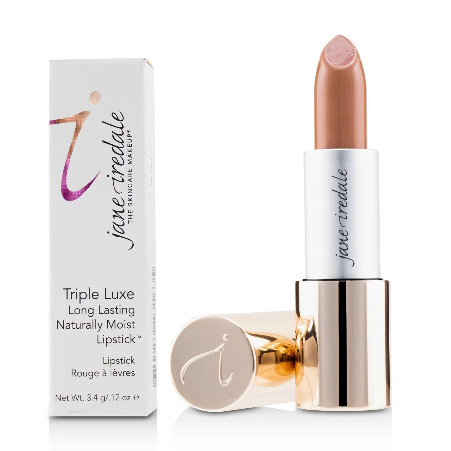 Jane Iredale Triple Luxe Long Lasting Naturally Moist Lipstick - # Megan (Strawberry Red)  3.4g/0.12oz