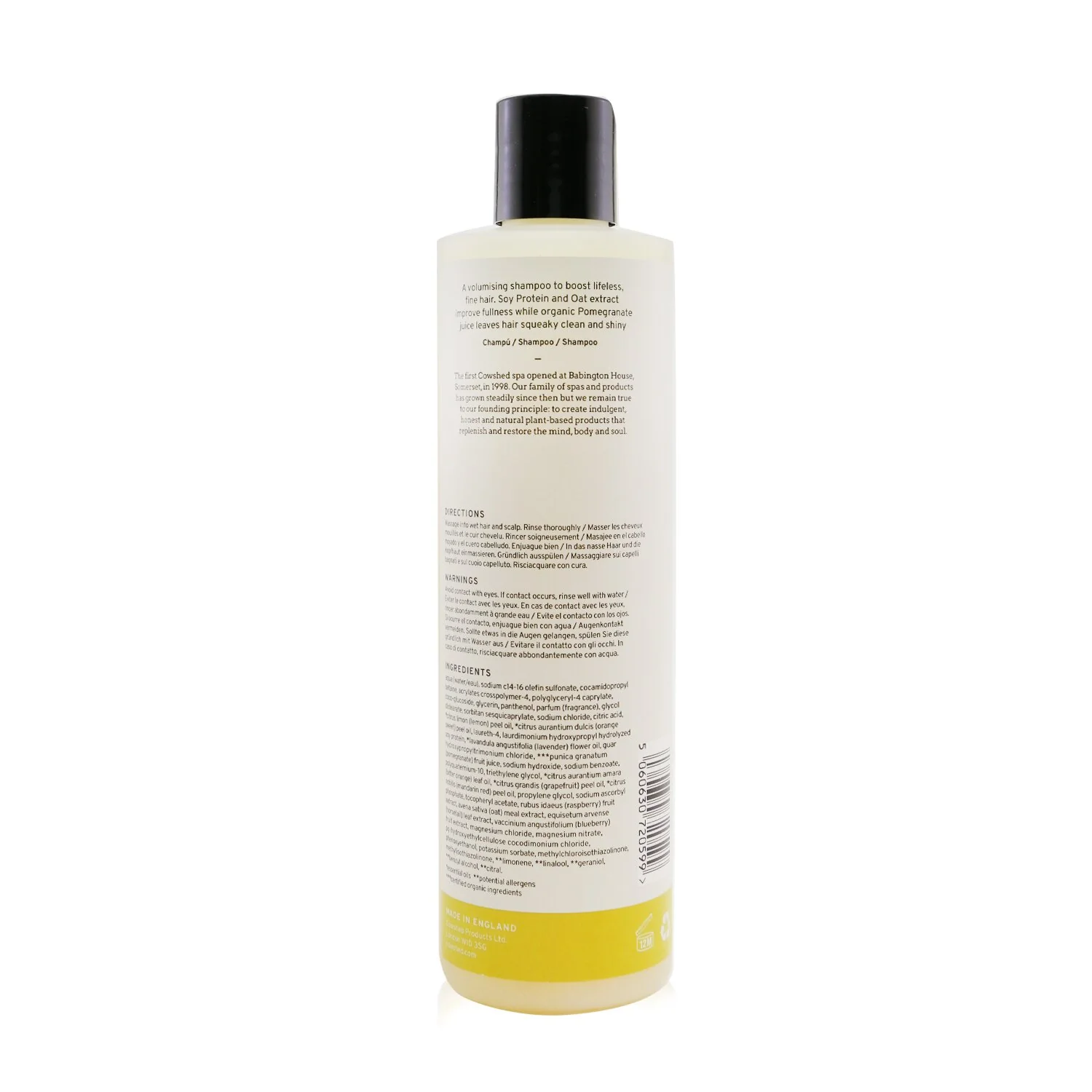 Cowshed Boost Shampoo  300ml/10.14oz