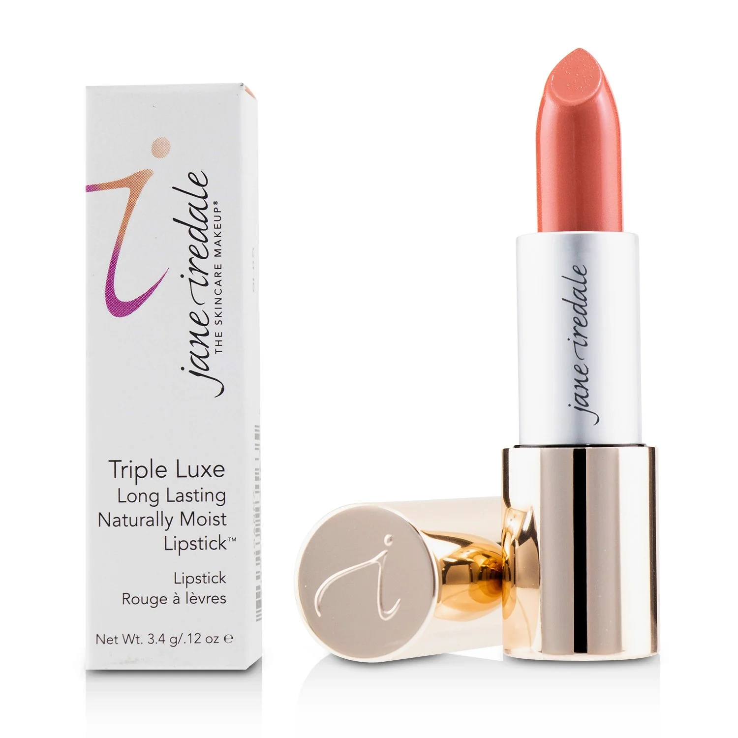 Jane Iredale Triple Luxe Long Lasting Naturally Moist Lipstick - # Megan (Strawberry Red)  3.4g/0.12oz
