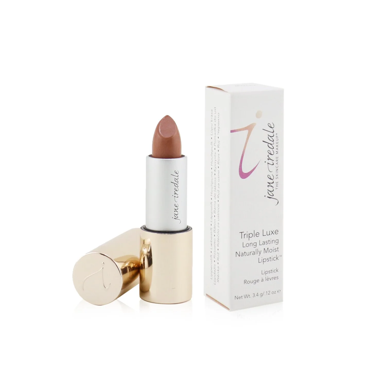 Jane Iredale Triple Luxe Long Lasting Naturally Moist Lipstick - # Megan (Strawberry Red)  3.4g/0.12oz
