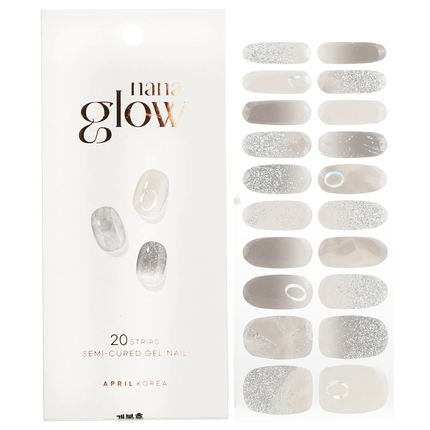 April Korea Nanaglow Nail Sticker - # GN22  20pcs