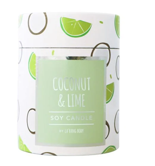 La'Bang Body Wood Wick Candle - Coconut & Lime