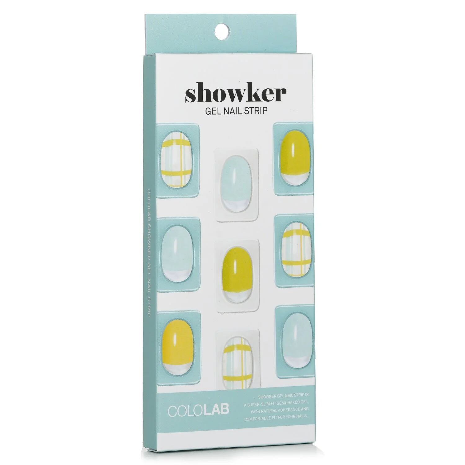 Cololab Showker Gel Nail Strip # CNA401 Blackberry Marble  1pcs
