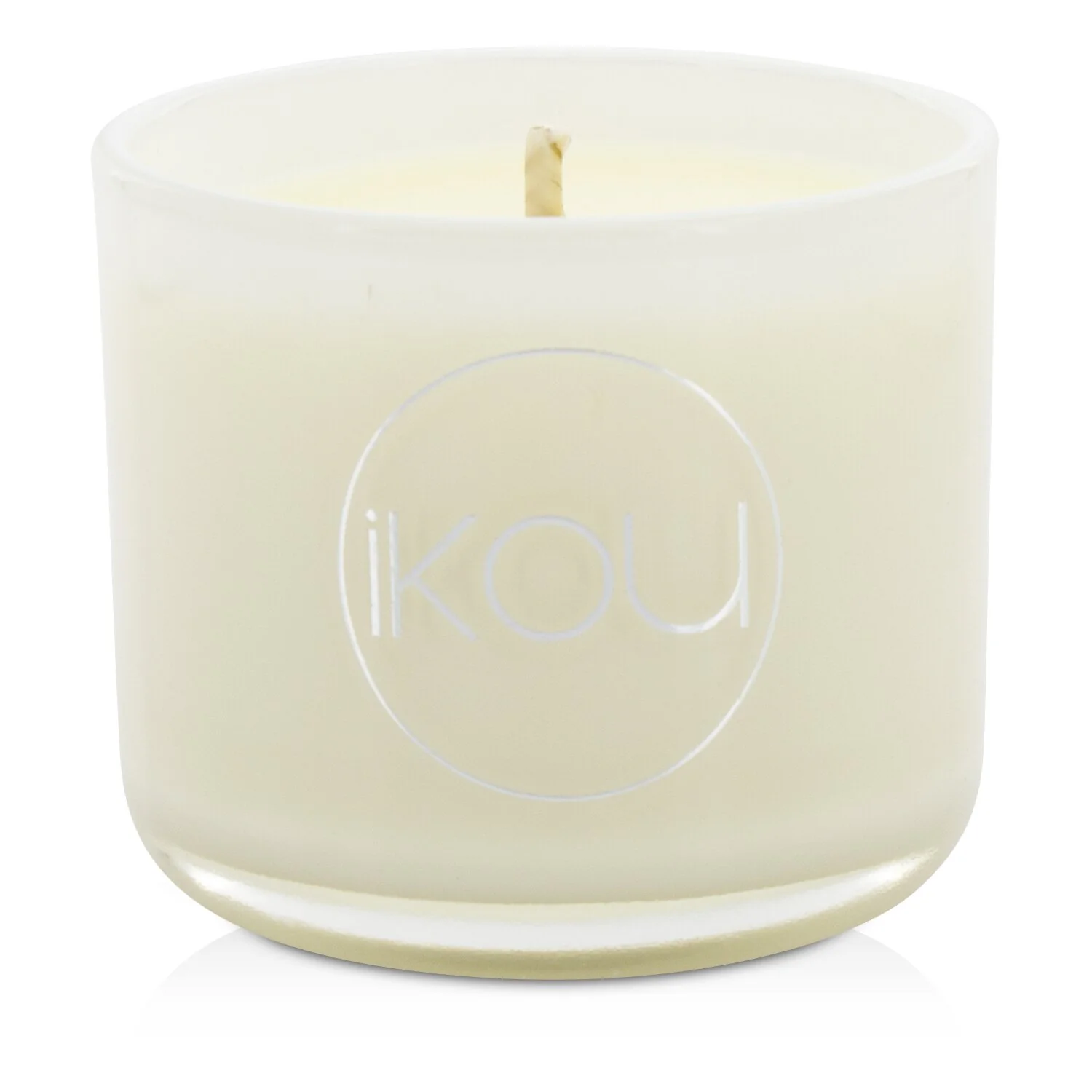 iKOU Eco-Luxury Aromacology Natural Wax Candle Glass - Calm (Lemongrass & Lime)  85g