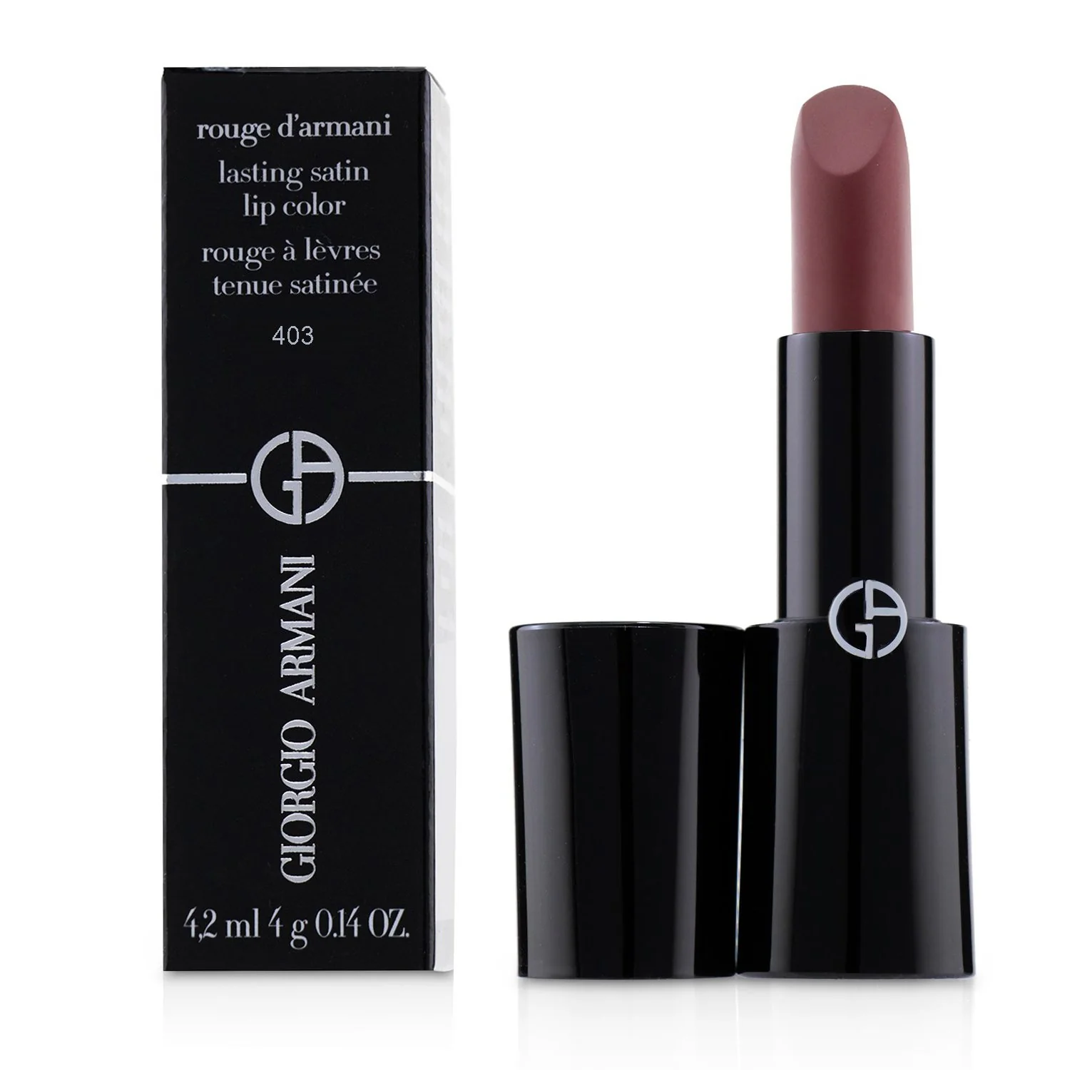 Giorgio Armani Rouge d'Armani Lasting Satin Lip Color - # 601 Attitude  4g/0.14oz