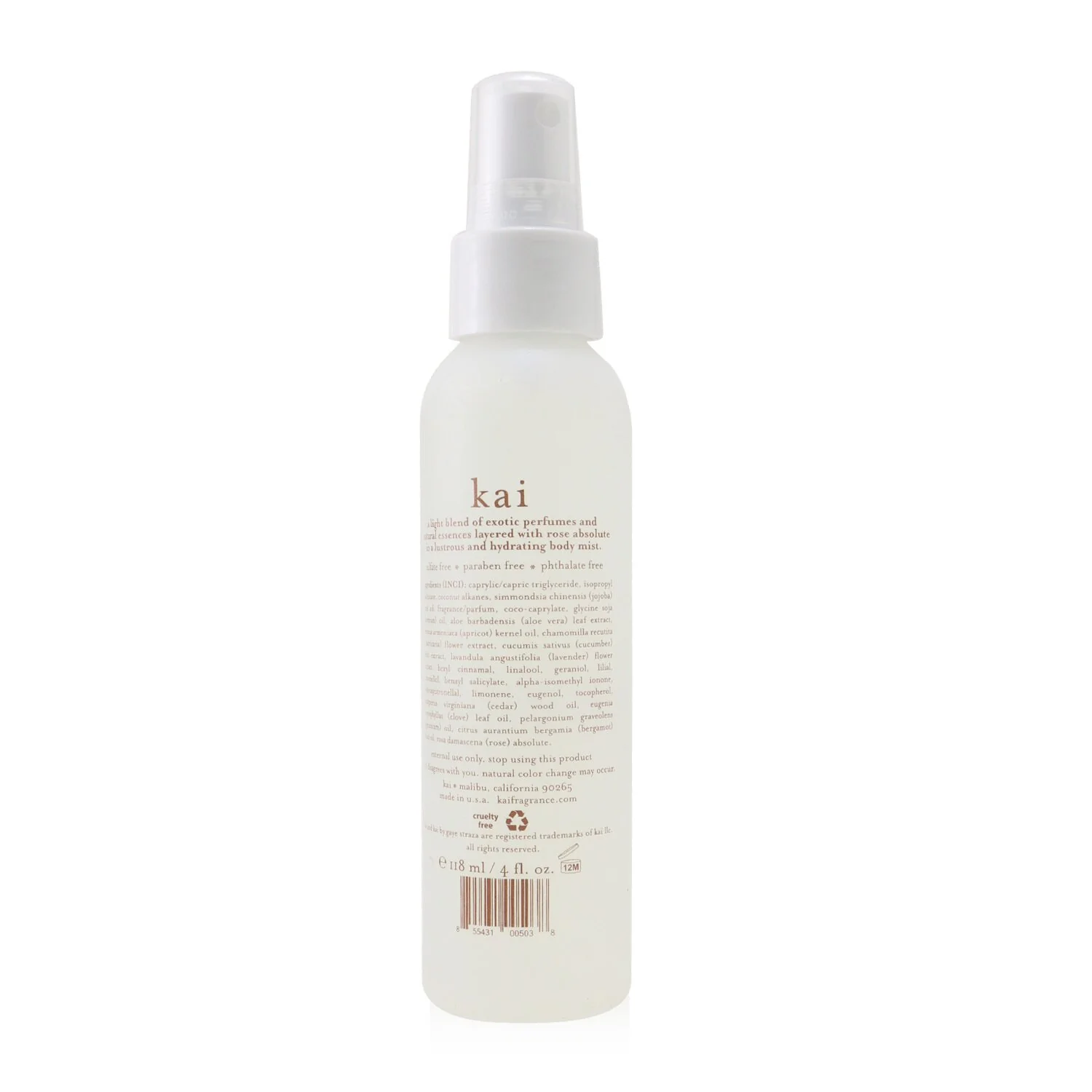 Kai Rose Body Glow Spray  118ml/4oz