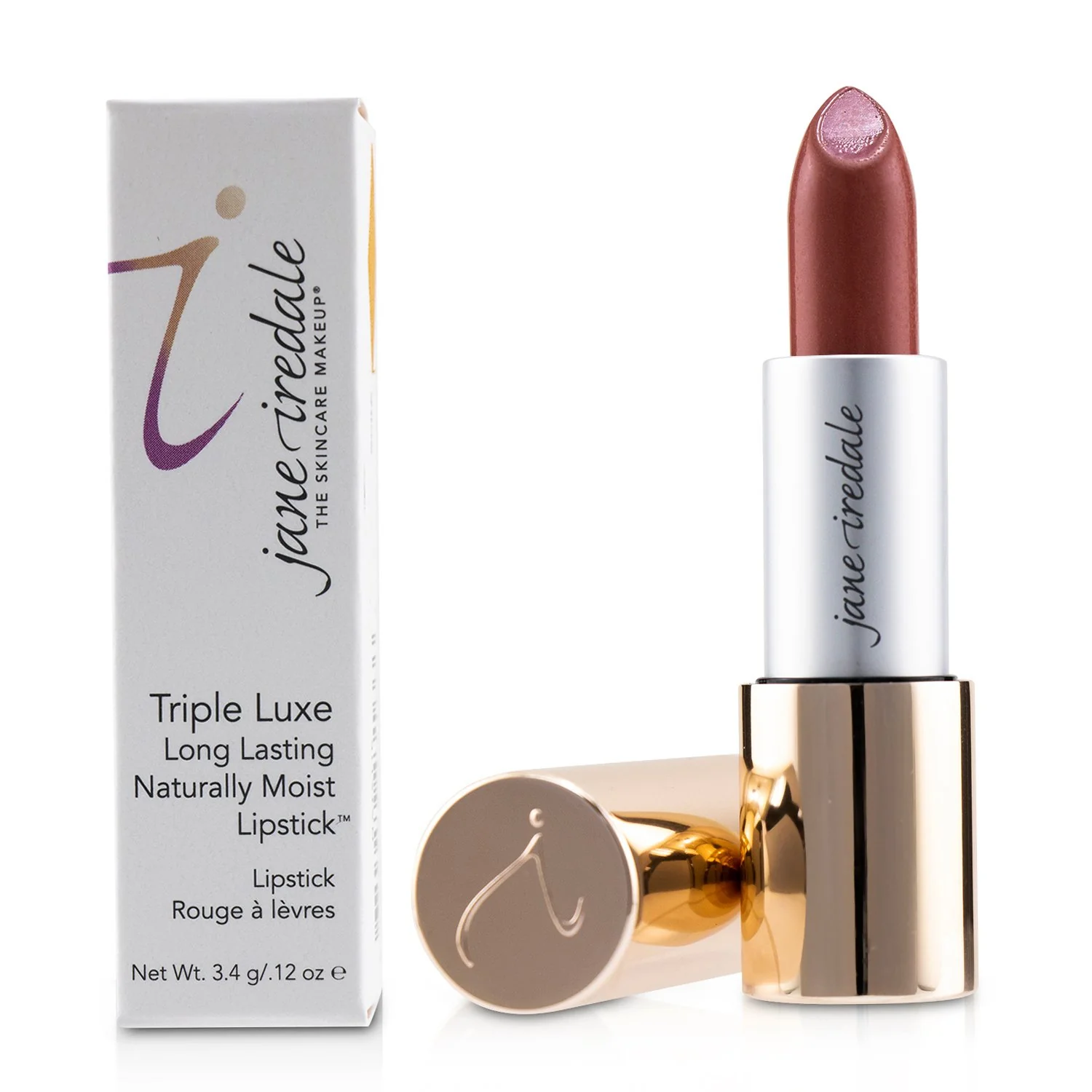 Jane Iredale Triple Luxe Long Lasting Naturally Moist Lipstick - # Megan (Strawberry Red)  3.4g/0.12oz