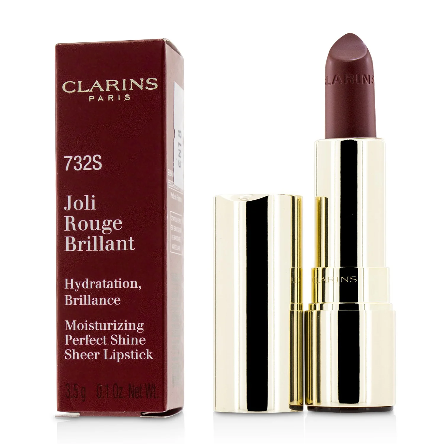 Clarins Joli Rouge Brillant (Moisturizing Perfect Shine Sheer Lipstick) - # 757S Nude Brick  3.5g/0.1oz