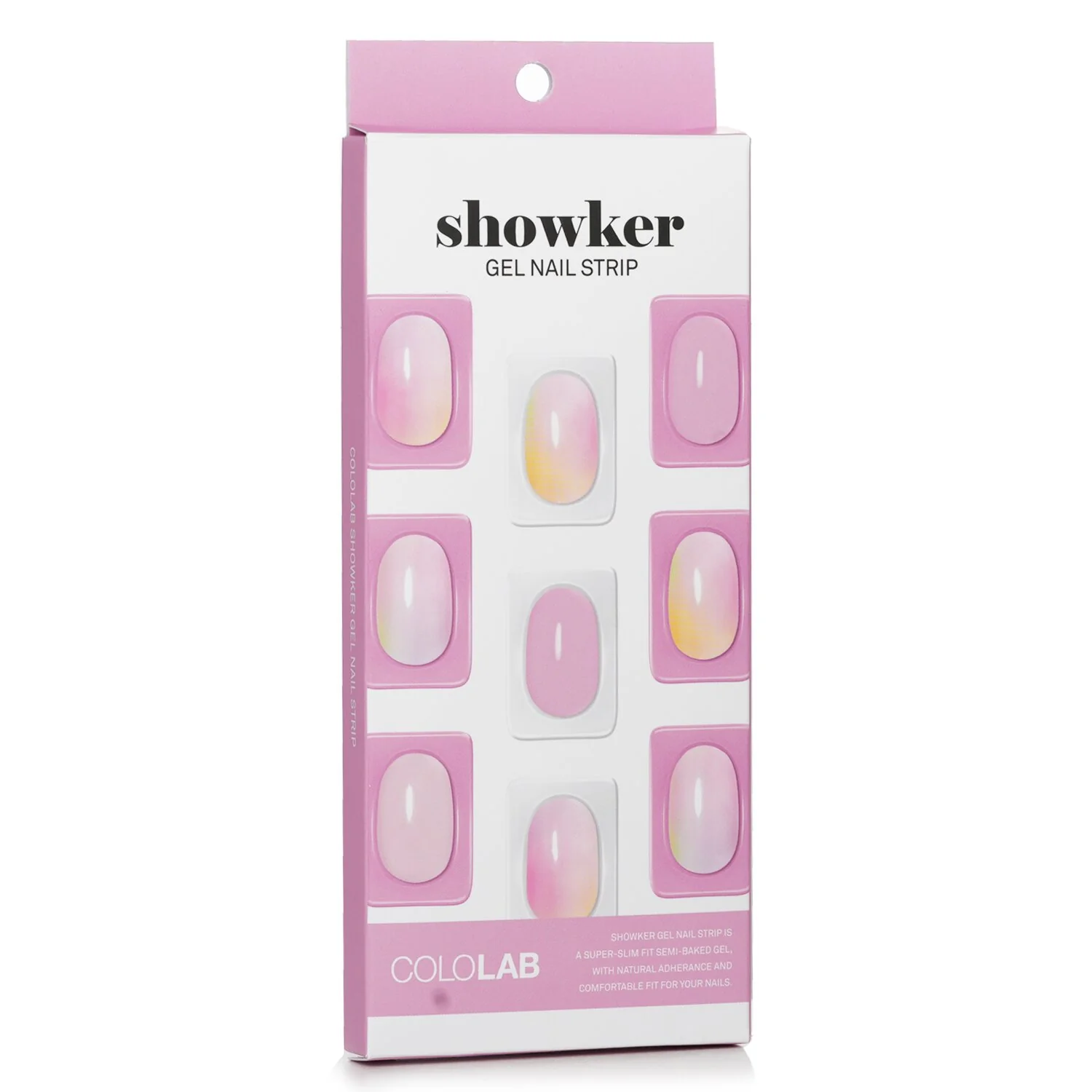 Cololab Showker Gel Nail Strip # CNA401 Blackberry Marble  1pcs
