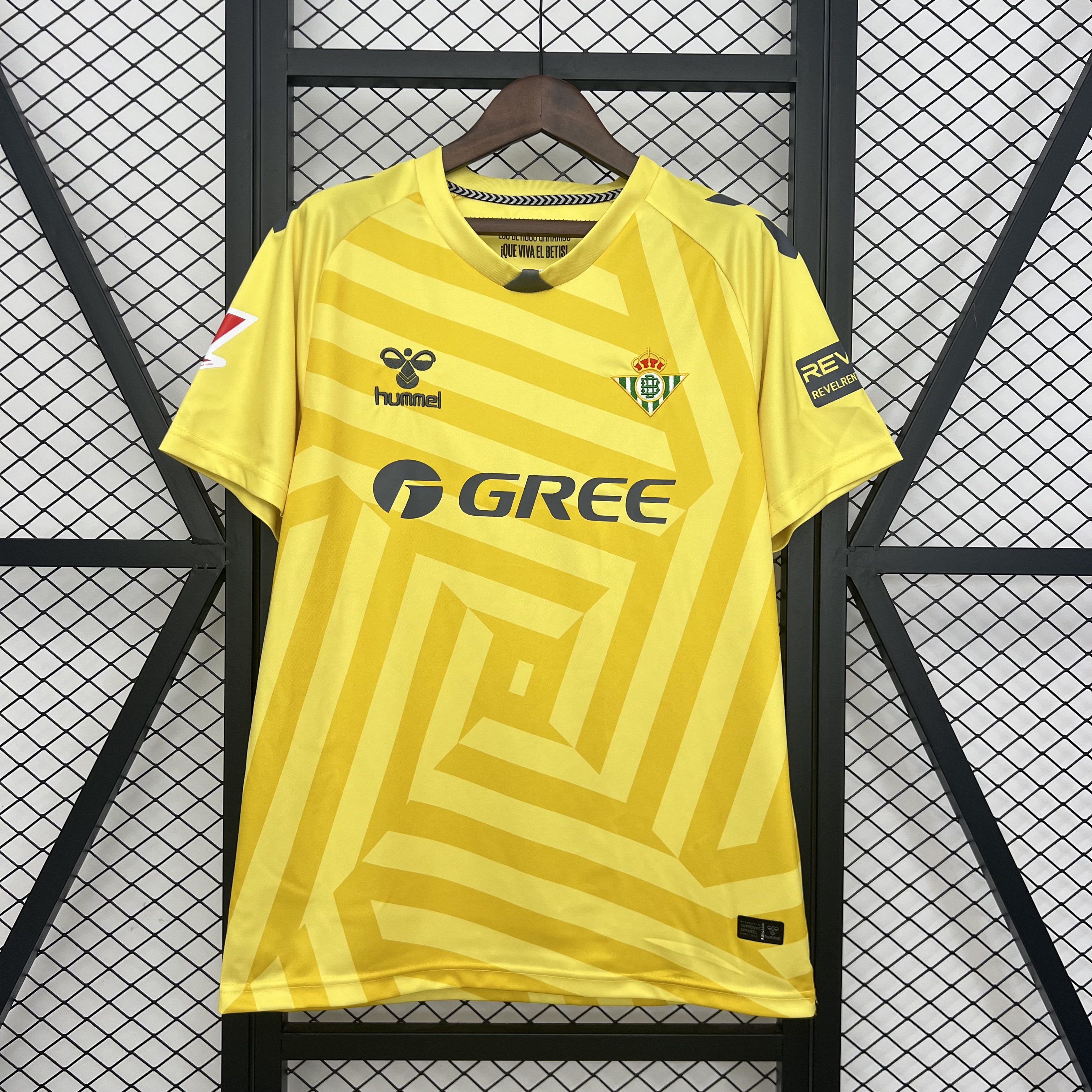 Real Betis Yellow Goalkeeper Custom Soccer Jersey 2025/26