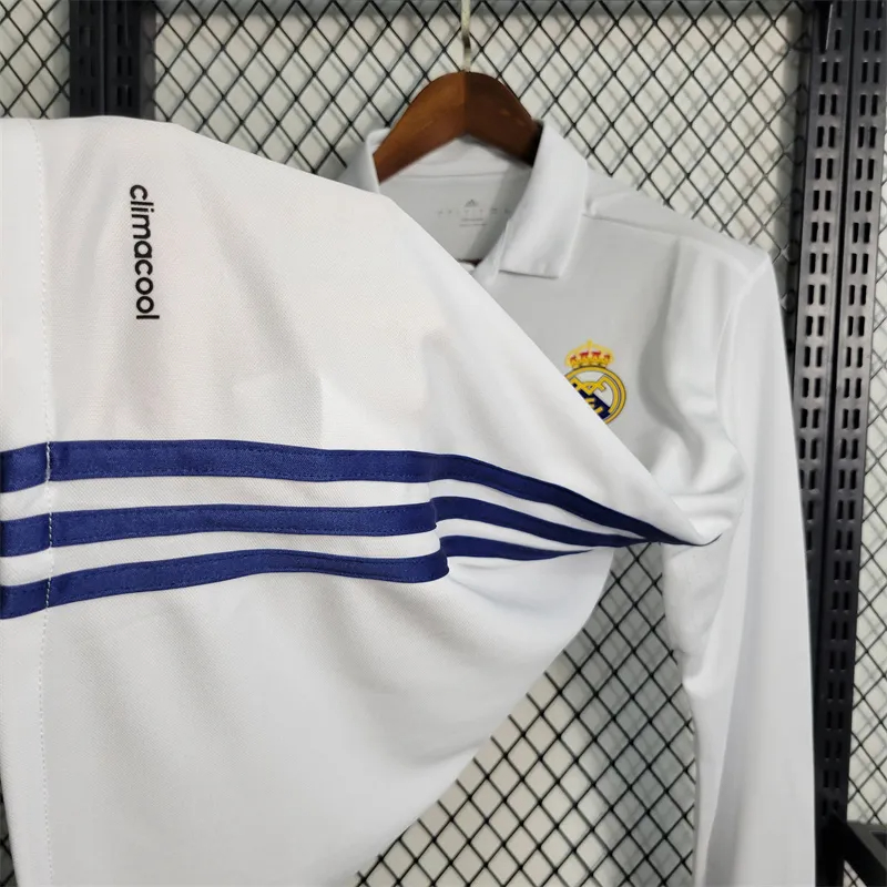 Real Madrid Retro Jersey Home Long Sleeve Soccer Shirt 2016/17