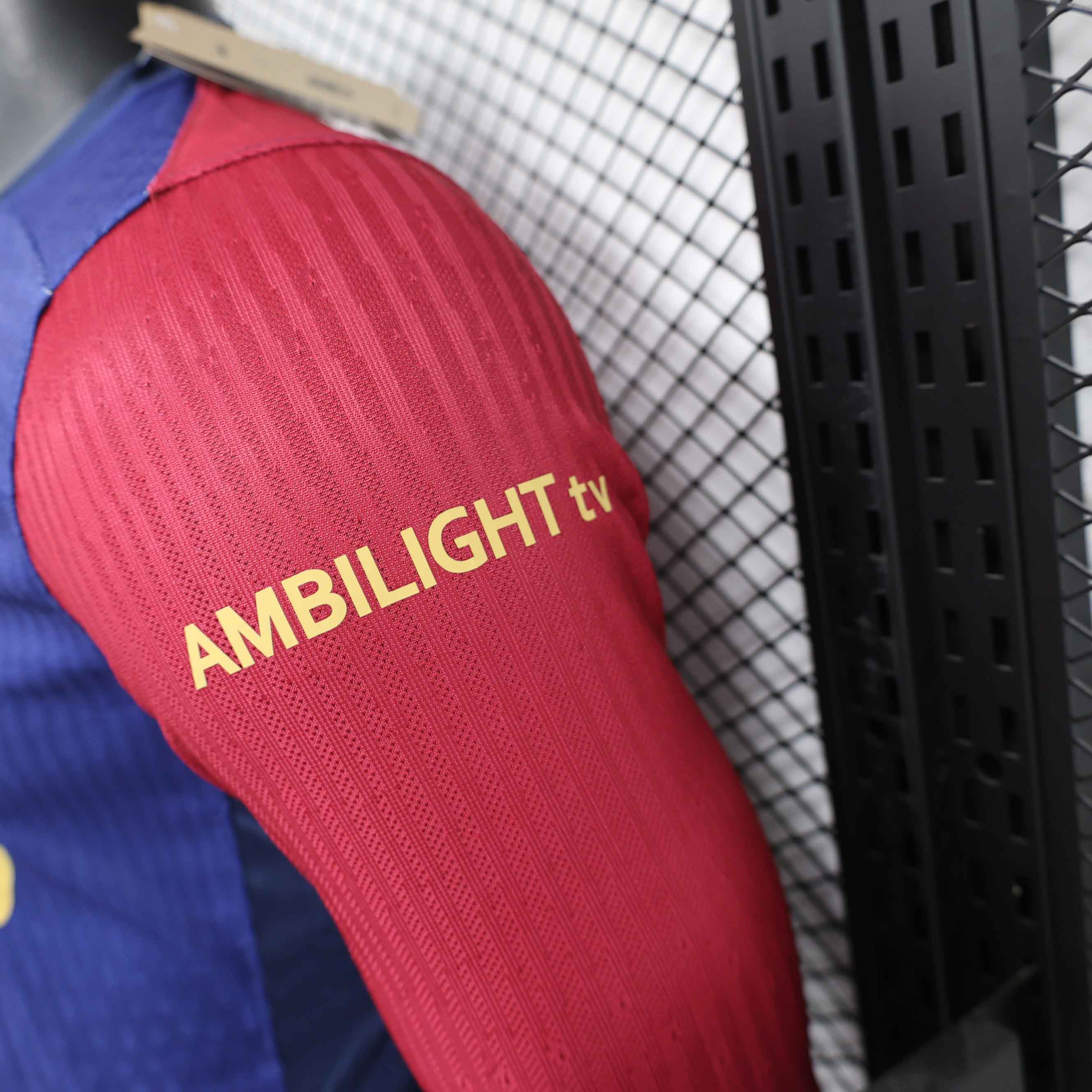 Authentic Soccer Jersey Barcelona Home Long Sleeve Shirt 2024/25