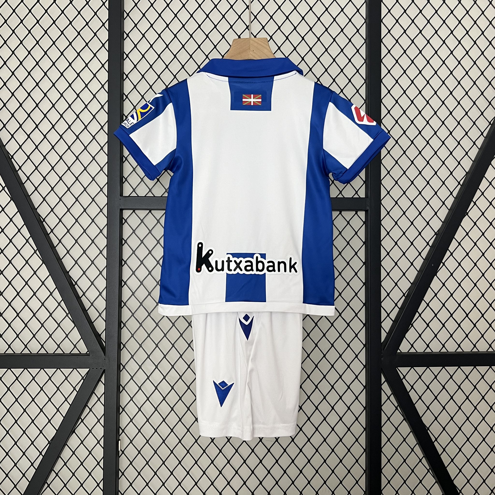 Real Sociedad Soccer Jersey Home Kids Kit Jersey+Shorts 2024/25