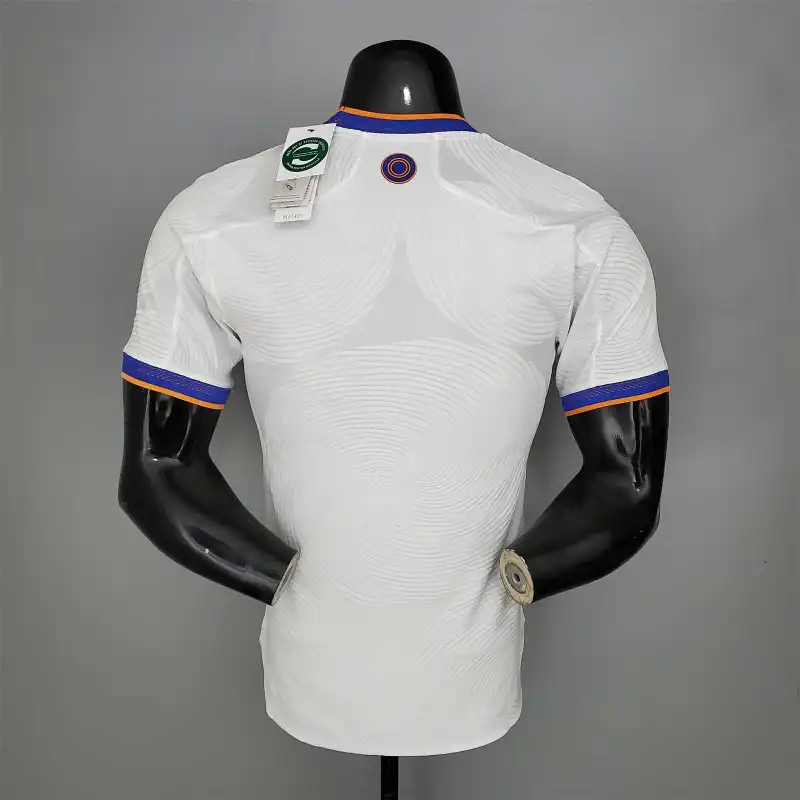 Real Madrid Authentic Retro Jersey Home Soccer Shirt 2021/22