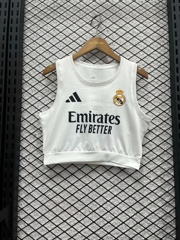 Real Madrid Home Women's Vest Soccer Jersey 2025/26