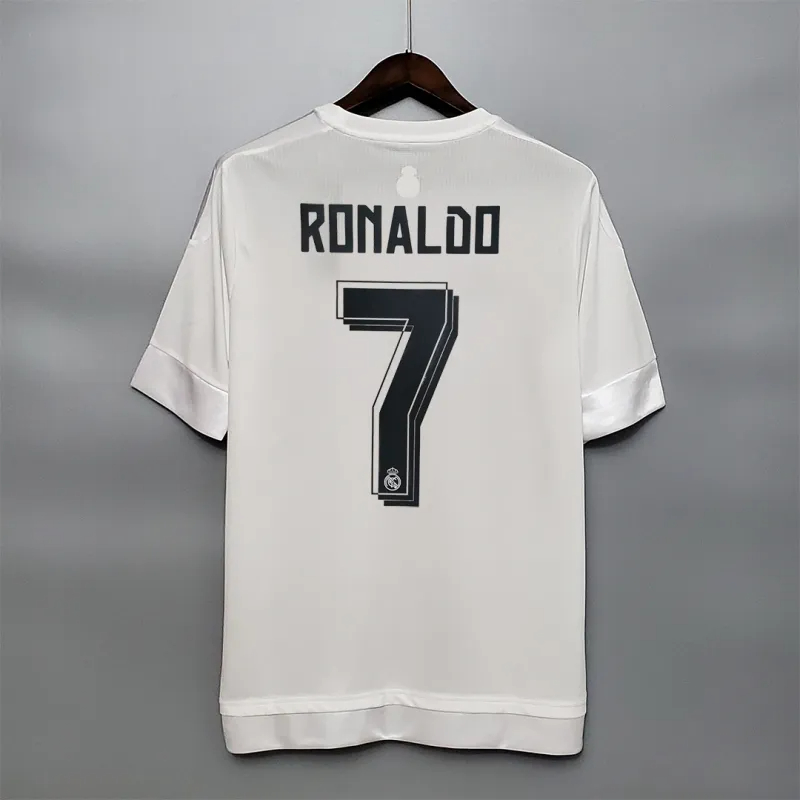 Real Madrid Retro Jersey Home Custom Soccer Shirt 2015/16