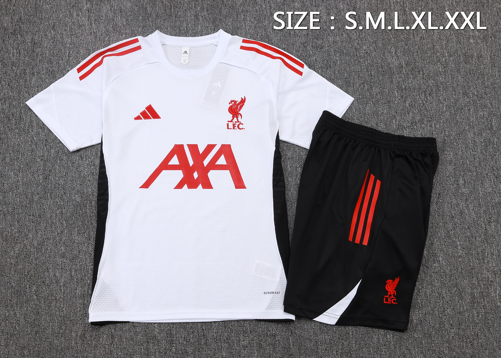 Liverpool Training Jersey Kit White 2025/26