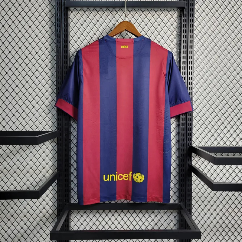 Barcelona Retro Jersey Home Soccer Shirt 2014-15