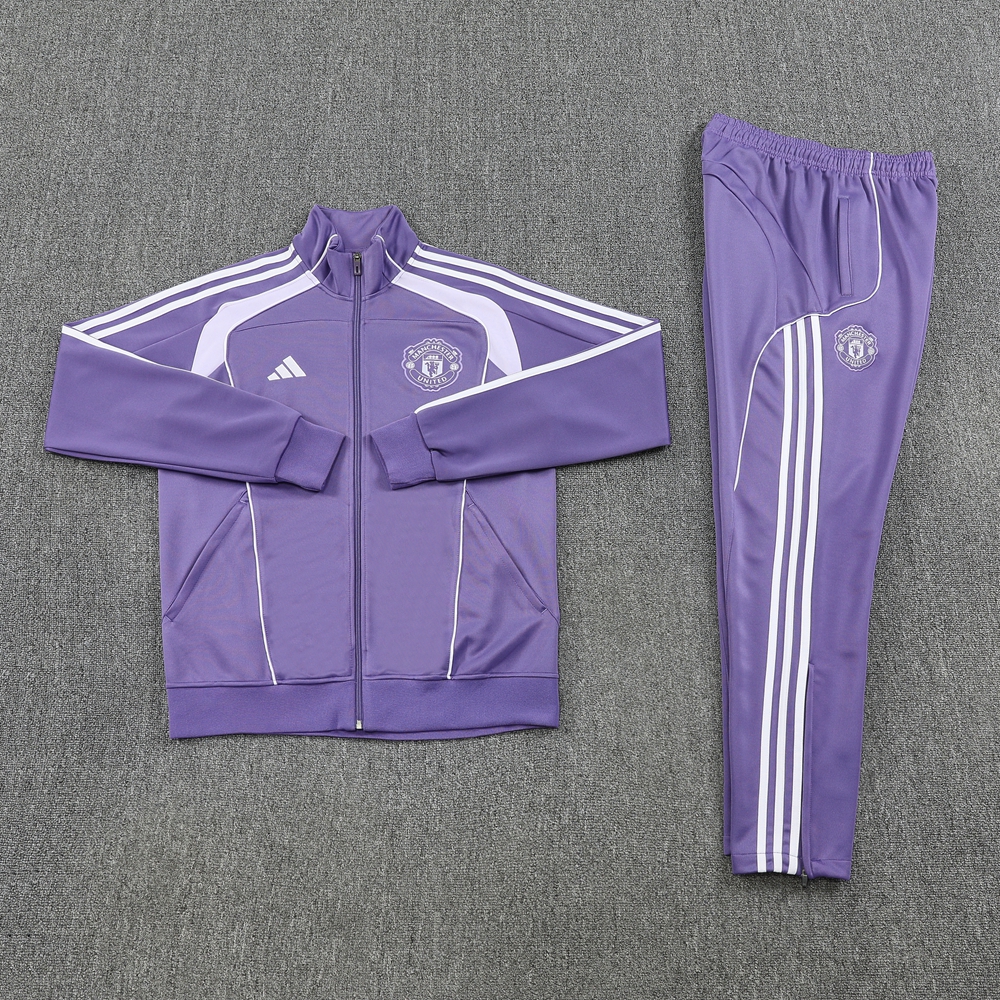 Manchester United Training Kit (Jacket+Pants) Purple 2025/26