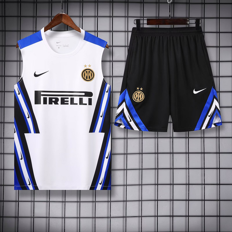 Inter Milan Retro Sleeveless Training Kit White 2025/26