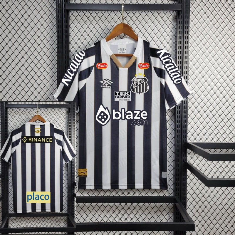 Santos FC Soccer Jersey Away Custom Shirt All Sponsor 2024