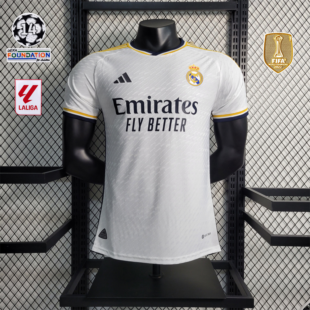 Real Madrid Authentic Soccer Jersey Home Shirt 2023/24