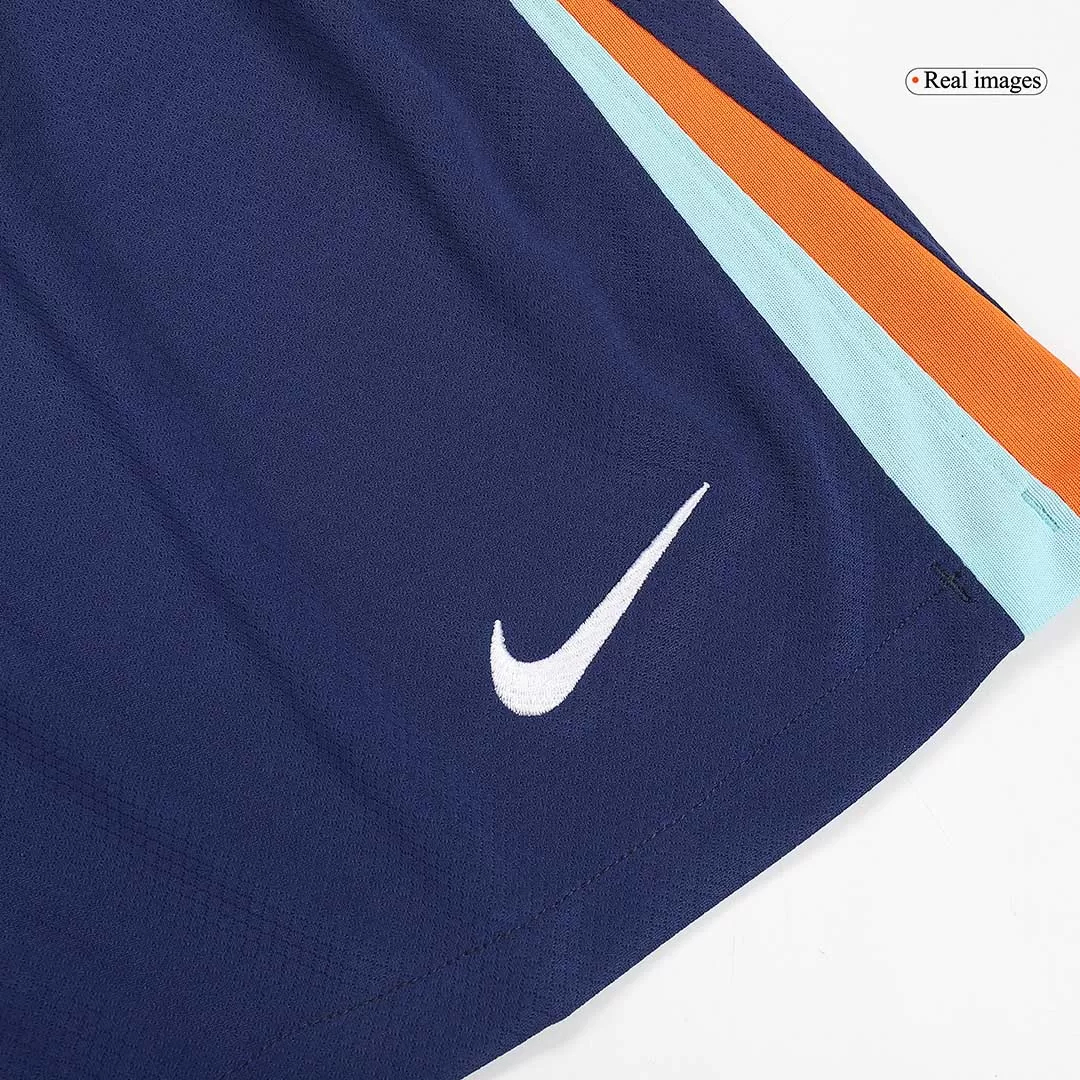 Netherlands Soccer Jersey Away Custom Shorts EURO 2024