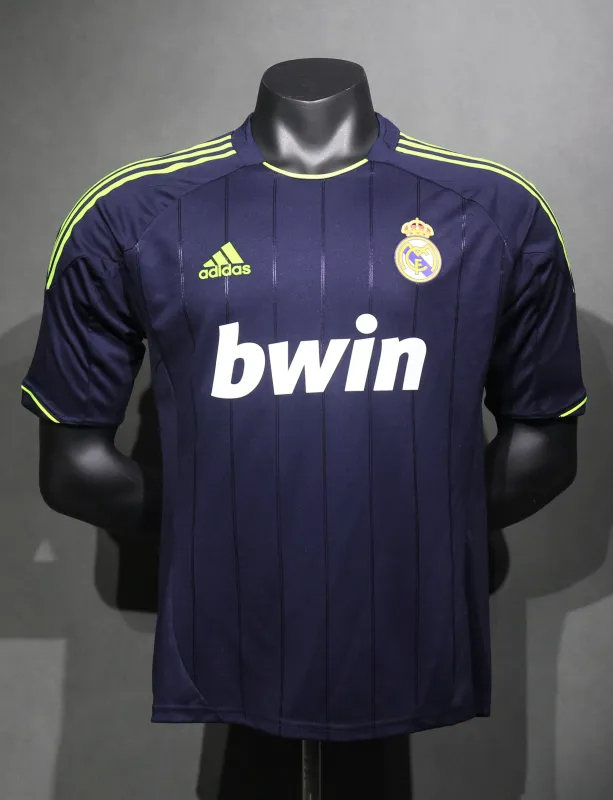 Real Madrid Authentic Retro Jersey Away Soccer Shirt 2012/13