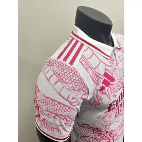 Real Madrid Authentic Soccer Jersey Pink Dragon Special Edition Shirt 2025/26
