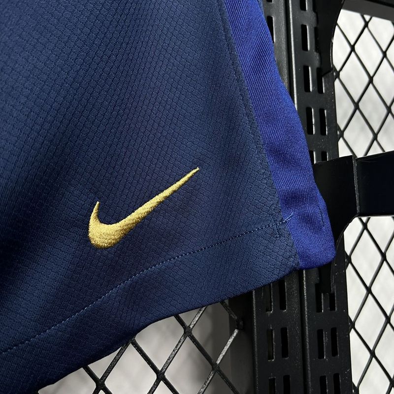 Barcelona Soccer Shorts Custom Home 2024/25