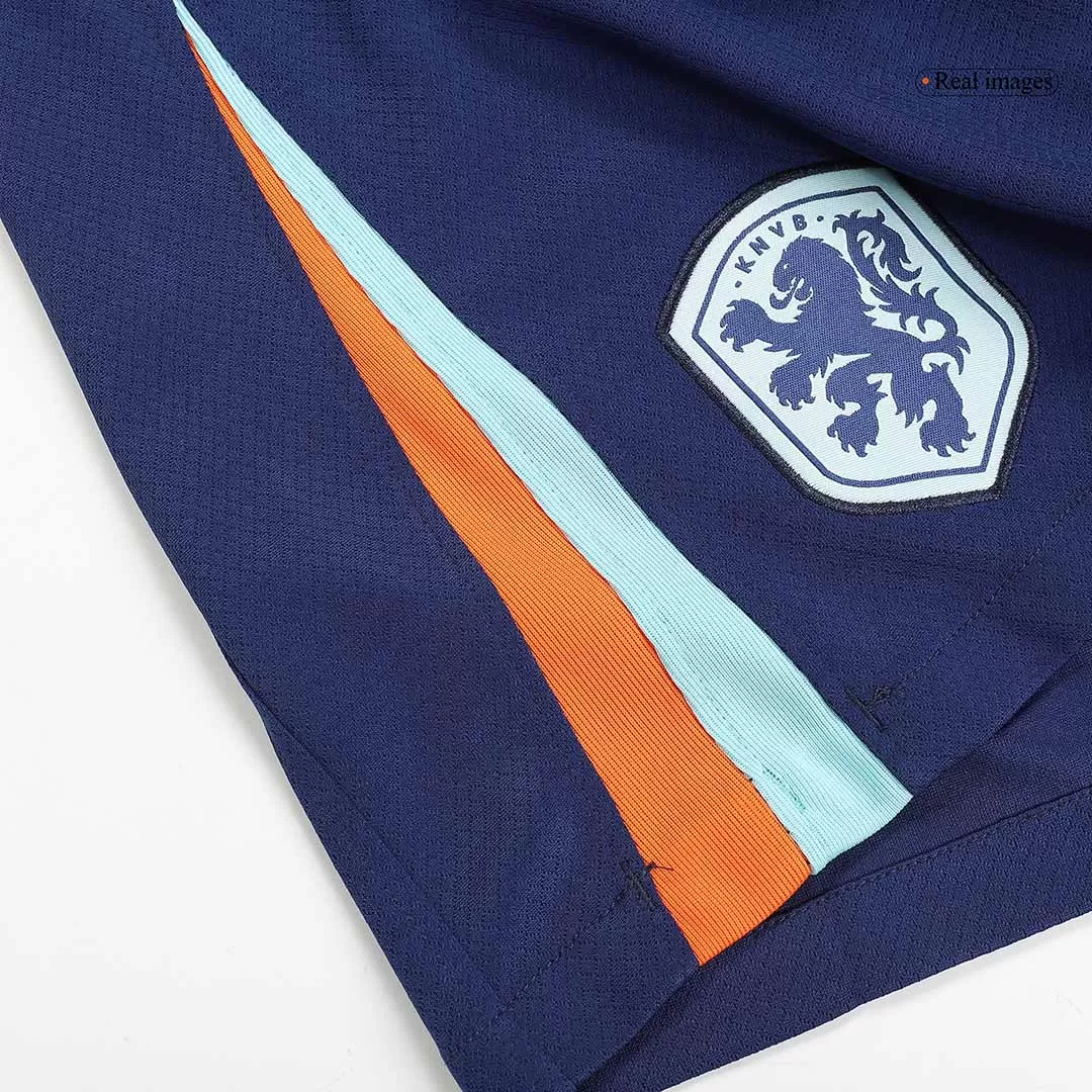 Netherlands Soccer Jersey Away Custom Shorts EURO 2024