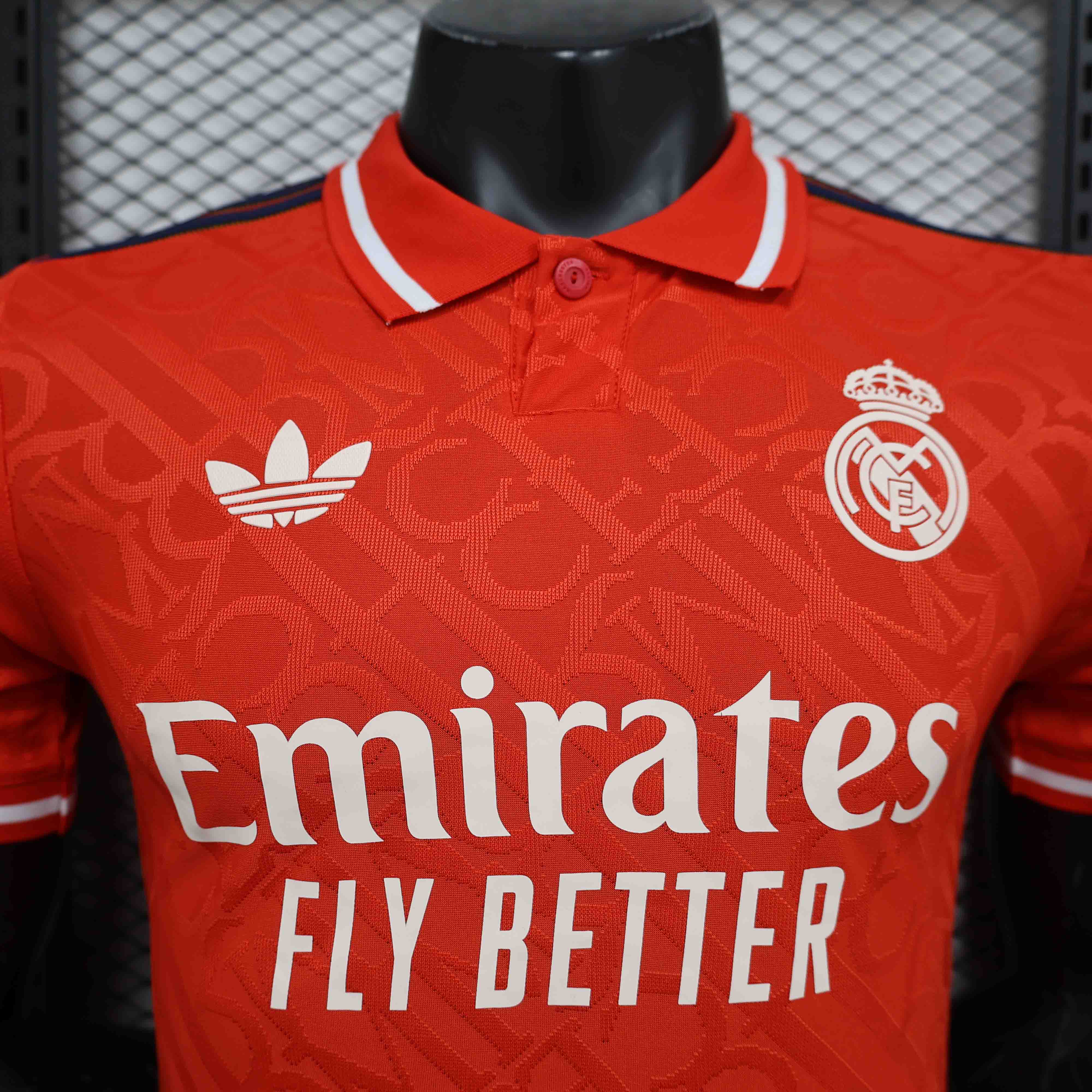 Real Madrid Authentic Soccer Jersey Red Special Edition Shirt 2024/25
