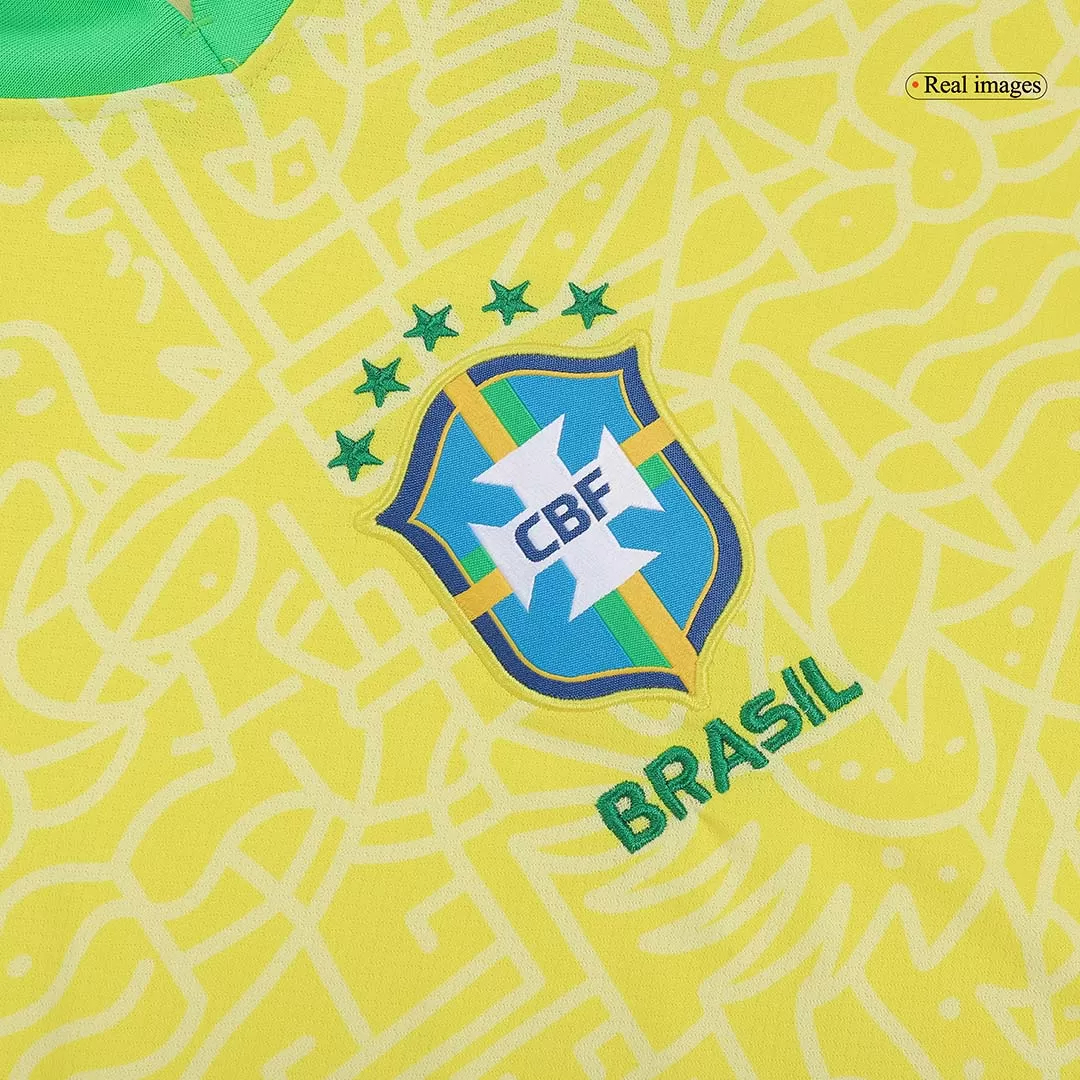 Brazil Soccer Jersey Home Custom Shirt Copa America 2024
