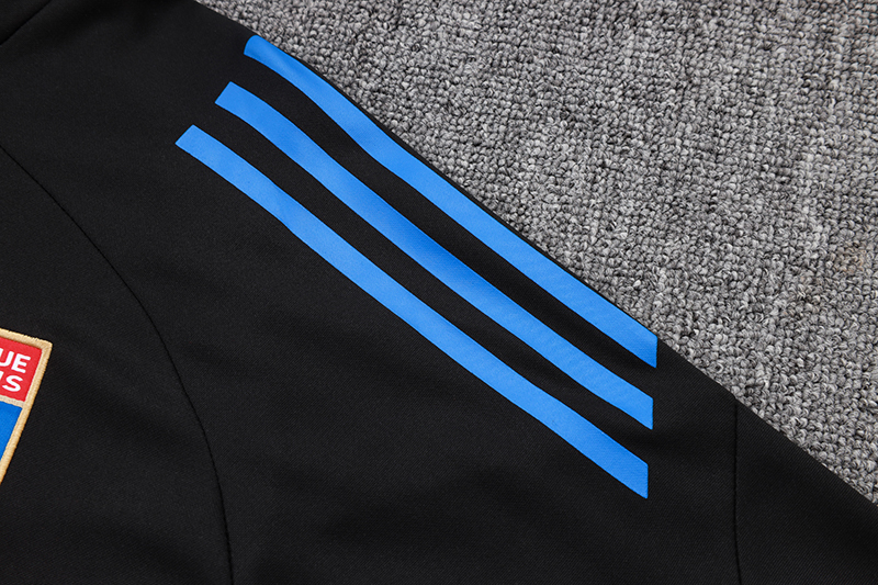 Olympique Lyonnais Training Kit (Sweatshirt+Pants) Black 2025/26